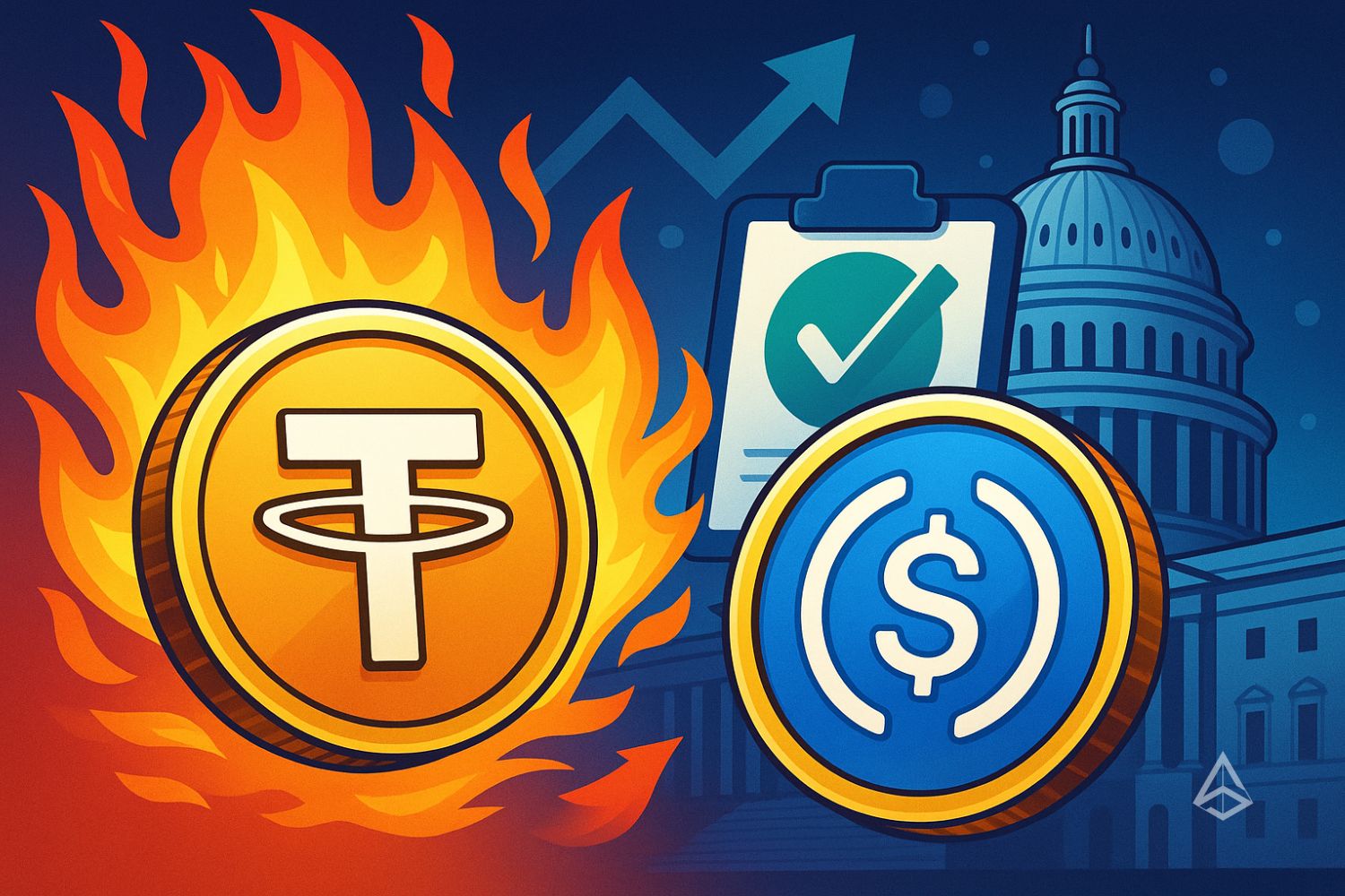 Stablecoins Tether et Circle accélèrent leur stratégie après le vote du GENIUS Act