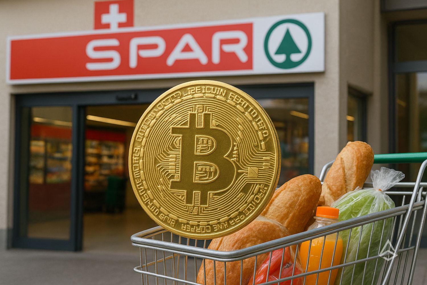 _les magasins Spar acceptent les crypto