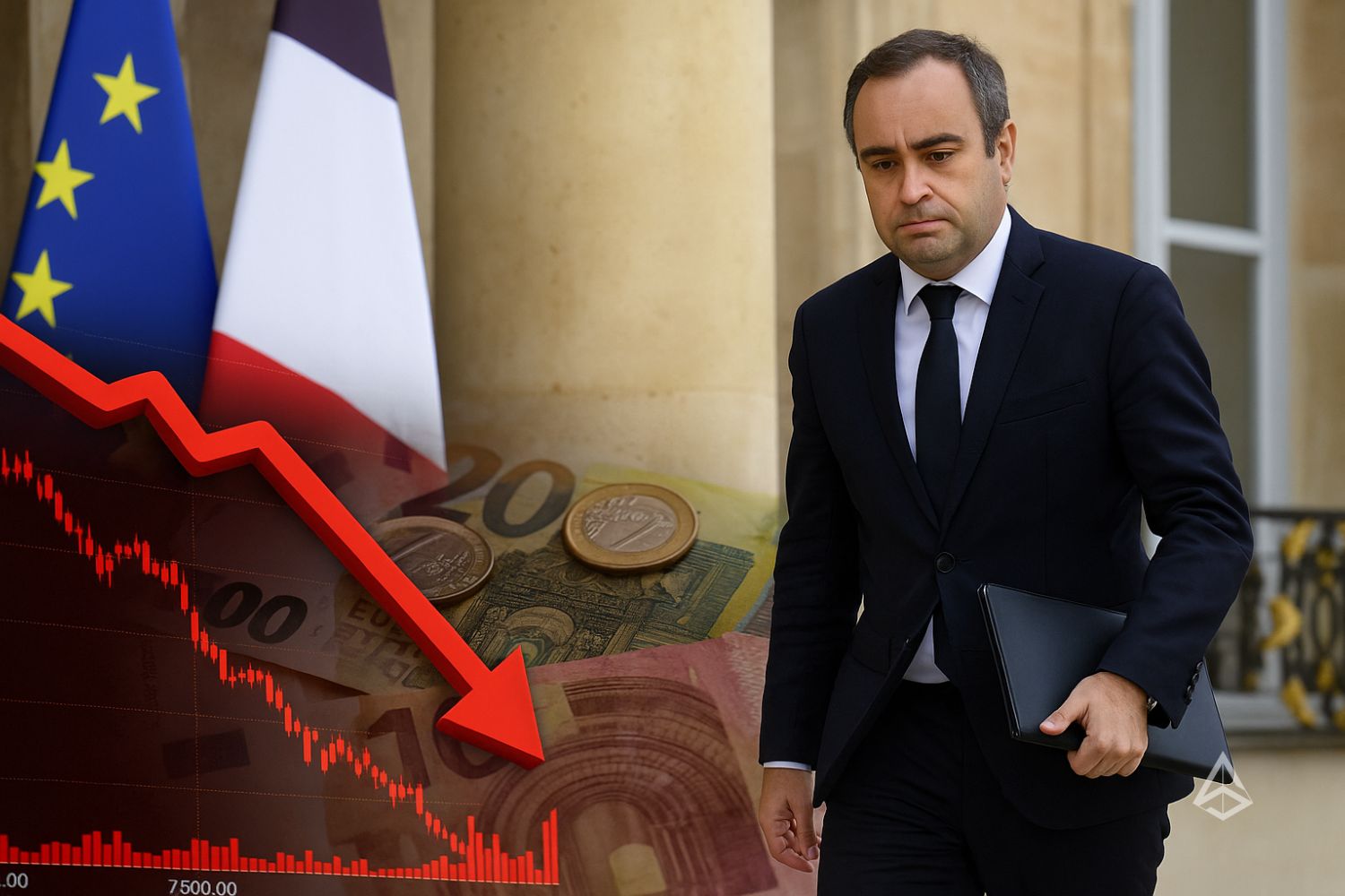 Crise politique en France : la démission éclair de Lecornu fait plonger le CAC 40 et affole les marchés