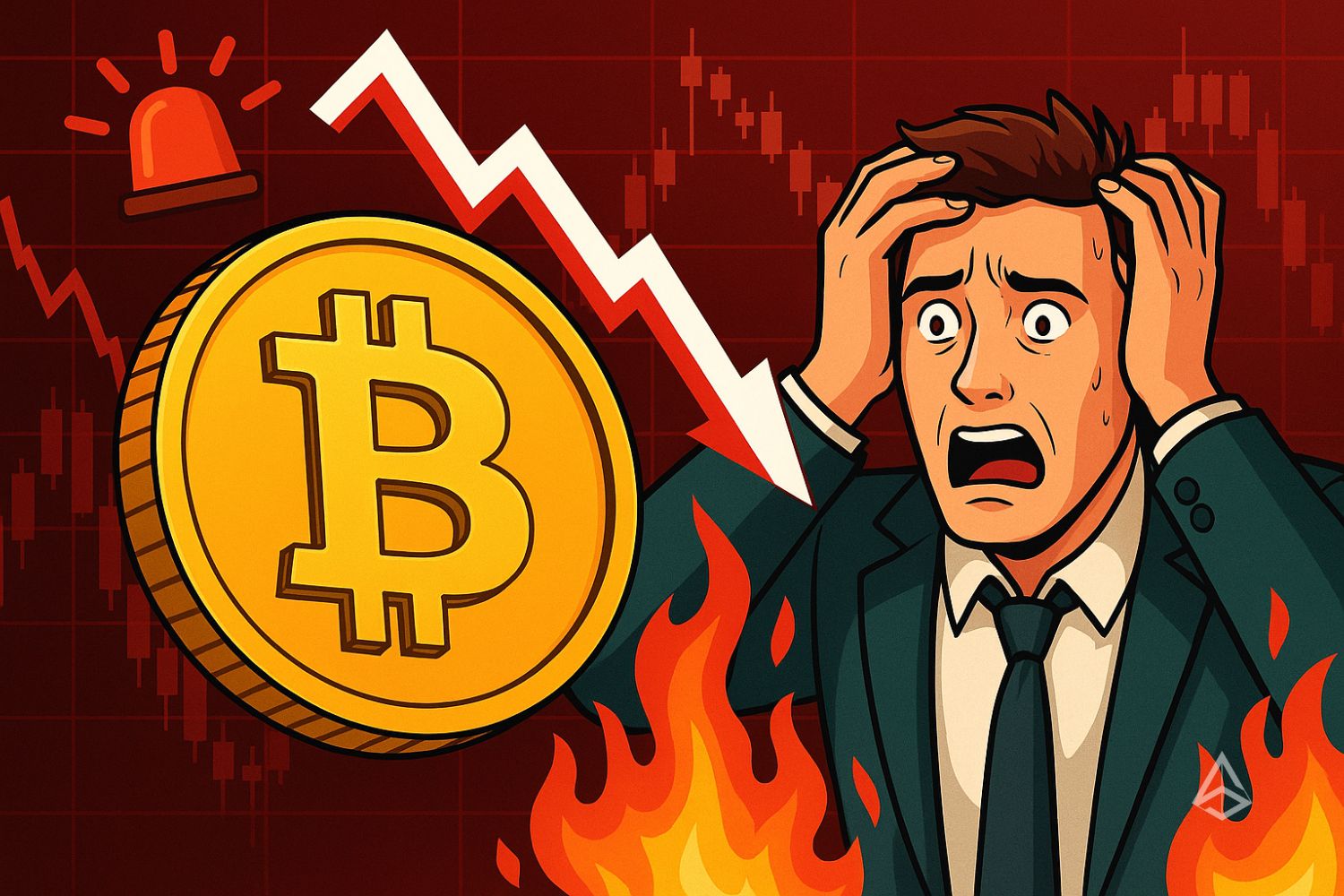 Crypto : le marché s’effondre, les investisseurs plongent en “peur extrême” alors que Bitcoin flirte avec les 100 000 $